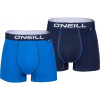 O'Neill BOXER PLAIN 2PACK tmavo modrá,modrá,biela Pánske boxerky S O'Neill BOXER PLAIN 2PACK tmavo modrá,modrá,biela Pánske boxerky S
