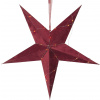 STAR TRADING Papierová svietiaca LED hviezda Velvet 60 cm STAR TRADING Papierová svietiaca LED hviezda Velvet 60 cm