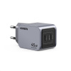 UGREEN Nexode Pro 45W Dual USB-C GaN rýchlonabíjačka, strieborná 35008 UGREEN Nexode Pro 45W Dual USB-C GaN rýchlonabíjačka, strieborná 35008