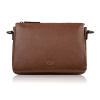 Crossbody kabelka Paolo Peruzzi IM-04 hnědá Crossbody kabelka Paolo Peruzzi IM-04 hnědá