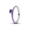 PANDORA prsten Fialové srdce s čakrou 54 193088C04-54 PANDORA prsten Fialové srdce s čakrou 54 193088C04-54