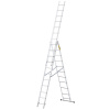 Hliníkový rebrík 3x11 priečok trojdielny DRABEST DW3-11 HOME Hliníkový rebrík 3x11 priečok trojdielny DRABEST DW3-11 HOME