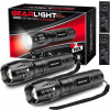 Kompaktné LED svietitdlo baterka do ruky 142 mm GEARLIGHT * 5 krokový Zoom * CENA ZA 2 KUSY Kompaktné LED svietitdlo baterka do ruky 142 mm GEARLIGHT * 5 krokový Zoom * CENA ZA 2 KUSY