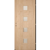Hrdinka Palubkové dveře Quatro - střed Materiál: smrk, Orientace: Levé, Šířka: 90 cm