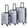 Excellent Kufor cestovný na kolieskach sada 3 ks PROWORLD sivá Excellent Kufor cestovný na kolieskach sada 3 ks PROWORLD sivá