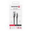 Kábel Swissten USB typ C - USB typ C 1,5 m čierny Kábel Swissten USB typ C - USB typ C 1,5 m čierny
