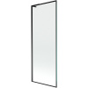 Mexen Next L, 1-krídlová vaňová zástena 70 x 150 cm, 6mm číre sklo-čierny vzor, čierny profil, 895-070-000-03-70-70 Mexen Next L, 1-krídlová vaňová zástena 70 x 150 cm, 6mm číre sklo-čierny vzor, čierny profil, 895-070-000-03-70-70