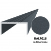 U profil 50 x 22 x 6000 mm, Al, lak so štruktúrou RAL 7016 U profil 50 x 22 x 6000 mm, Al, lak so štruktúrou RAL 7016