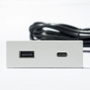 ASA Plastici S.R.L. ASA 06029P00007 VERSAPICK Vstavaná nabíjacia jednotka, 1x nabíjačka USB A+A, obdĺžnikový, biela ASA Plastici S.R.L. ASA 06029P00007 VERSAPICK Vstavaná nabíjacia jednotka, 1x nabíjačka USB A+A, obdĺžnikový, biela