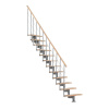 Minka STAIRS Priame modulové schodisko Style buk/sivá, 304,2 cm Minka STAIRS Priame modulové schodisko Style buk/sivá, 304,2 cm