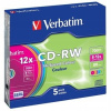 Verbatim CD-RW 700MB 12x, 5ks Verbatim CD-RW 700MB 12x, 5ks