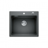 Blanco Etagon 6 - Keramický drez, 58x51 cm, s ovládaním odtoku a príslušenstvom, InFino, bazalt 525161 Blanco Etagon 6 - Keramický drez, 58x51 cm, s ovládaním odtoku a príslušenstvom, InFino, bazalt 525161