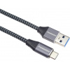 PremiumCord kábel USB-C - USB 3.0 A (USB 3.1 generation 1, 3A, 5Gbit/s) 3m oplet, ku31cs3 PremiumCord kábel USB-C - USB 3.0 A (USB 3.1 generation 1, 3A, 5Gbit/s) 3m oplet, ku31cs3