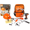 LEAN TOYS Batoh pre kutilov, sada na prilbu, náradie, oranžová LEAN TOYS Batoh pre kutilov, sada na prilbu, náradie, oranžová
