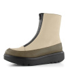 Wonders členková obuv na platforme s predným zipsom Wild Olive/Cream A-2802 - 41 Wonders členková obuv na platforme s predným zipsom Wild Olive/Cream A-2802 - 41