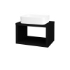 Dreja Kúpeľňová skrinka STORM SZO 60 (umývadlo Joy) - L17 Čierna vysoký lesk Dreja Kúpeľňová skrinka STORM SZO 60 (umývadlo Joy) - L17 Čierna vysoký lesk