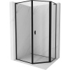 Mexen Mist L, päťuholníkový sprchový kút s krídlovými dverami, 90 x 100 cm, 8mm číre sklo, čierny profil, 8A8L-090-100-70-70-P Mexen Mist L, päťuholníkový sprchový kút s krídlovými dverami, 90 x 100 cm, 8mm číre sklo, čierny profil, 8A8L-090-100-70-70-P
