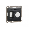 Sedna Podlahový termostat, Antracit SDD114507 Sedna Podlahový termostat, Antracit SDD114507