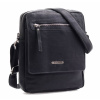 Pánska kožená crossbody taška Sendi Design MI-186 čierna Pánska kožená crossbody taška Sendi Design MI-186 čierna