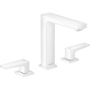 HANSGROHE Metropol 3-otvorová umývadlová batéria s páčkovými rukoväťami, s odtokovou súpravou Push-Open, plná páka, výška výtoku 159 mm, matná biela, 32515700 HANSGROHE Metropol 3-otvorová umývadlová batéria s páčkovými rukoväťami, s odtokovou súpravou Push-Open, plná páka, výška výtoku 159 mm, matná biela, 32515700