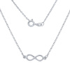 Silvego Strieborný náhrdelník s príveskom INFINITY nekonečno SMJN023WJ4ZT Silvego Strieborný náhrdelník s príveskom INFINITY nekonečno SMJN023WJ4ZT