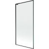 Mexen Next L, 1-krídlová vaňová zástena 90 x 150 cm, 6mm číre sklo-čierny vzor, čierny profil, 895-090-000-03-70-70 Mexen Next L, 1-krídlová vaňová zástena 90 x 150 cm, 6mm číre sklo-čierny vzor, čierny profil, 895-090-000-03-70-70