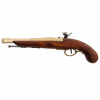 Replika pištole francúzska súbojová z roku 1832 - hnedá-zlatá Replika pištole francúzska súbojová z roku 1832 - hnedá-zlatá