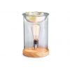 Candle Warmers elektrická aromalampa VINTANGE Bulb Wood & Glass Candle Warmers elektrická aromalampa VINTANGE Bulb Wood & Glass