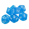 Sada kociek na RPG: Chessex - Caribbean Blue White Frosted (7 ks) Sada kociek na RPG: Chessex - Caribbean Blue White Frosted (7 ks)