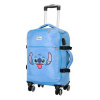Karactermania Lilo & Stitch 4-Wheel Cabin Suitcase Stitch Face Blue 55 cm Karactermania Lilo & Stitch 4-Wheel Cabin Suitcase Stitch Face Blue 55 cm