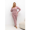 Pohodlné pyžamo pre plnoštíhly model 221193 Forever Pink 3XL Pohodlné pyžamo pre plnoštíhly model 221193 Forever Pink 3XL
