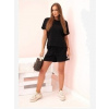 Kesi Włoski Dámska punto súprava s krátkym rukávom a šortkami čierny Kesi Włoski Dámska punto súprava s krátkym rukávom a šortkami čierny