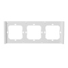 Frame for M5 80 smart wall switch 3-way triple SONOFF M5-3C-80-FW (white) Frame for M5 80 smart wall switch 3-way triple SONOFF M5-3C-80-FW (white)