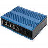 Digitus 4-portový sieťový prepínač Fast Ethernet PoE, priemyselný, nie (DN-651131) Digitus 4-portový sieťový prepínač Fast Ethernet PoE, priemyselný, nie (DN-651131)