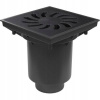 Vpusť kanalizačné spodné, D 160/110-250 mm, suchá klapka, liatinová mriežka Vpusť kanalizačné spodné, D 160/110-250 mm, suchá klapka, liatinová mriežka
