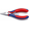 KNIPEX 35 12 115 Kliešte pre elektroniku, ploché široké čeľuste, viacsl. návleky, leštené KNIPEX 35 12 115 Kliešte pre elektroniku, ploché široké čeľuste, viacsl. návleky, leštené