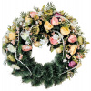 Luxusný smútočný veniec borovicový exclusive peonie pivonky, gerbery a doplnky Ø 100cm Luxusný smútočný veniec borovicový exclusive peonie pivonky, gerbery a doplnky Ø 100cm