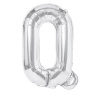 Party Fóliový balón písmeno Q strieborný 40 cm Party Fóliový balón písmeno Q strieborný 40 cm