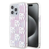 AppleMix Kryt DKNY Liquid Glitter Checkered Pattern pre Apple iPhone 15 Pro Max - Ružový AppleMix Kryt DKNY Liquid Glitter Checkered Pattern pre Apple iPhone 15 Pro Max - Ružový