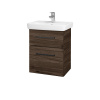 Dreja Umývadlová skrinka GO SZZ2 50 - D25 Teak / Úchytka T06 / D25 Teak Dreja Umývadlová skrinka GO SZZ2 50 - D25 Teak / Úchytka T06 / D25 Teak