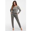 Italian Fashion Dámske domáce oblečenie Italian Fashion Karina šedé melanžové, Veľkosť L, Farba šedá Italian Fashion Dámske domáce oblečenie Italian Fashion Karina šedé melanžové, Veľkosť L, Farba šedá