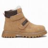 Členkové čižmy Na Suchý Zips zateplené, camel, zimné, chlapčenské, kožené, trapery, teplé, veľkosť 35 Členkové čižmy Na Suchý Zips zateplené, camel, zimné, chlapčenské, kožené, trapery, teplé, veľkosť 35