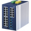Planet IGS-4215-24T4X priemyselný L2 switch, 24 GbE, 4x10 Gb SFP+, -40 ~ 75 ° C, 9-48 VDC, IP30, fanless Planet IGS-4215-24T4X priemyselný L2 switch, 24 GbE, 4x10 Gb SFP+, -40 ~ 75 ° C, 9-48 VDC, IP30, fanless