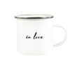 Plechový hrnček in love Plechový hrnček in love