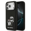 Karl Lagerfeld Liquid Silicone K&CH Sketch MagSafe zadný kryt pre iPhone 17 Pro Black Karl Lagerfeld Liquid Silicone K&CH Sketch MagSafe zadný kryt pre iPhone 17 Pro Black