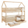 Tempo Kondela Montessori poschodová posteľ, prírodná, VENITA TYP 2 Tempo Kondela Montessori poschodová posteľ, prírodná, VENITA TYP 2
