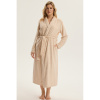 Esotiq dámsky dlhý župan so vzorom béžový - barva:ESO80X/béžová, velikost:S Esotiq dámsky dlhý župan so vzorom béžový - barva:ESO80X/béžová, velikost:S