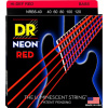 DR Strings NRB5-40 Neon Red Light 5-String DR Strings NRB5-40 Neon Red Light 5-String
