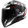LS2 FF811 VECTOR II C SAVAGE WHITE RED GREY-06 XS LS2 FF811 VECTOR II C SAVAGE WHITE RED GREY-06 XS