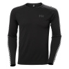 Helly Hansen pánske funkčné tričko Lifa Active Stripe Crew čierna Helly Hansen pánske funkčné tričko Lifa Active Stripe Crew čierna